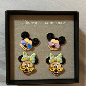 BaubleBar Mickey Summer Fun earrings. Two sets. Each $15 or both for $25